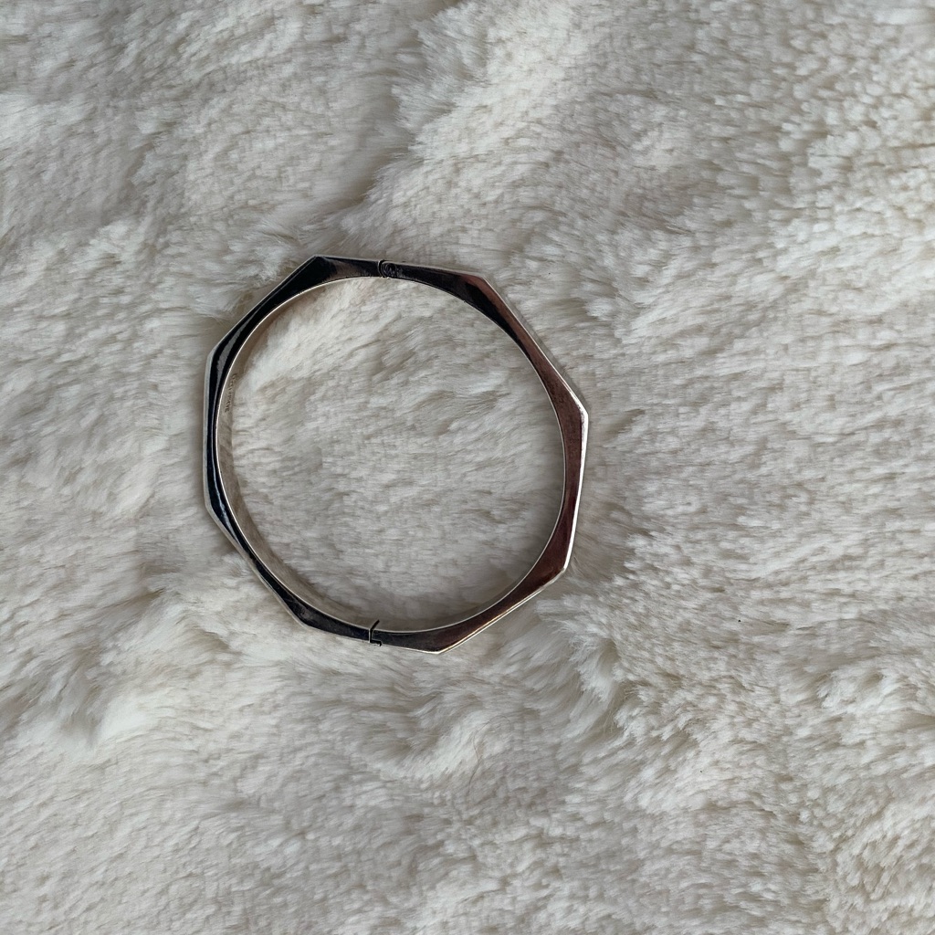 Unique Silver Bangle